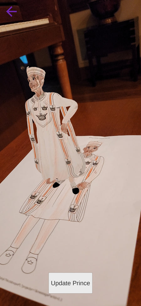 AR Coloring & Story Activity Pages | King & Queen Characters