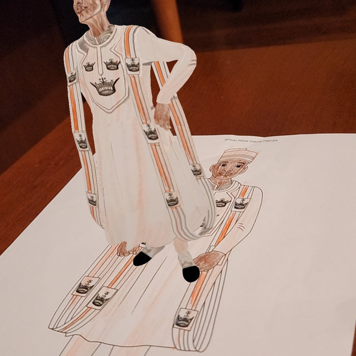 AR Coloring & Story Activity Pages | King & Queen Characters