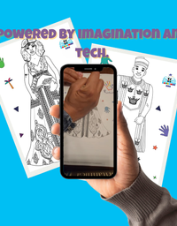 Color. Create. Conquer. Bundle | AR Book + Hero Activity Pack