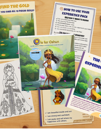 Full Oshun Experience Pack including AR Book, printable activities, and bonus pages
