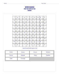 Free Printable: Kofi & Nsasak Bird Folktale Activity Pack for Kids
