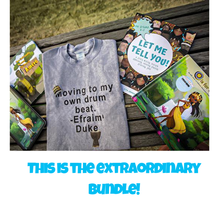 The Extraordinary Bundle – AR Books, Writing Journal, Shirt, and Holiday Story for Kids of Color by RainbowMe Kids