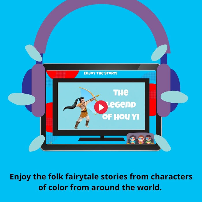 Interactive Digital Subscription: RainbowMe Folk Fairytales Storybook and Activity e-zine