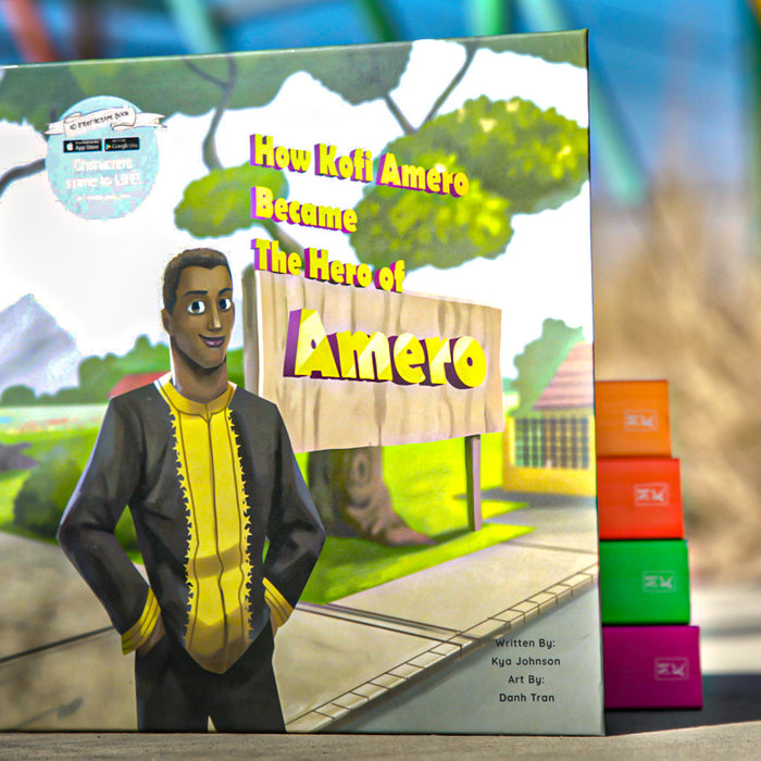 How Kofi Amero Became the Hero of Amero-4D Magical Book-RainbowMe Incorporated