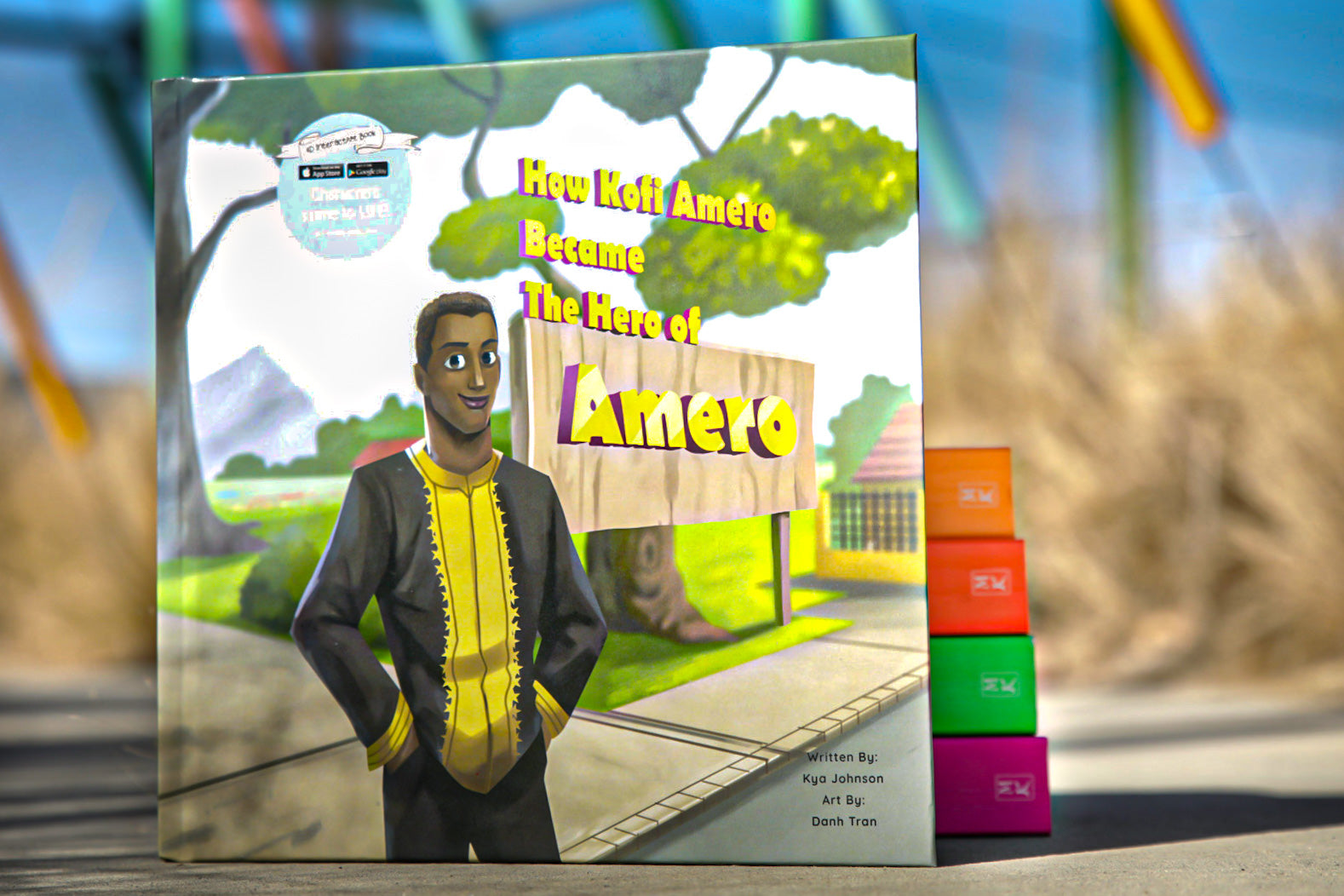 How Kofi Amero Became the Hero of Amero-4D Magical Book-RainbowMe Incorporated