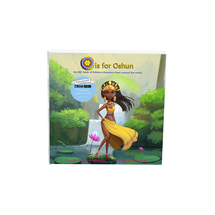 O is for Oshun – Interactive AR Alphabet Book Showcasing Global Characters of Color and Cultural Legends