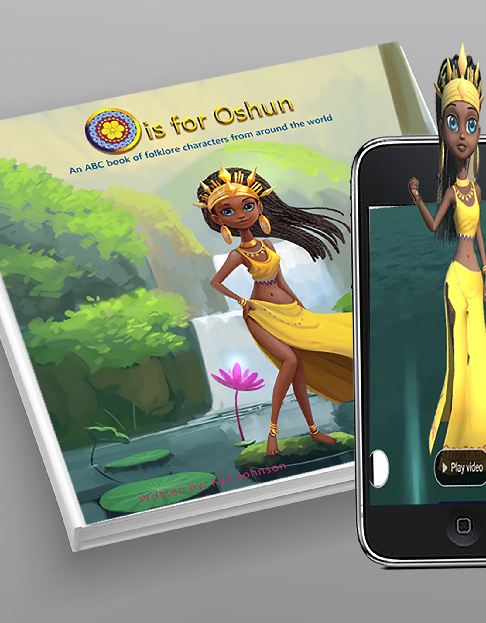 O is for Oshun-4D Magical Book-Children's Book-RainbowMe Incorporated